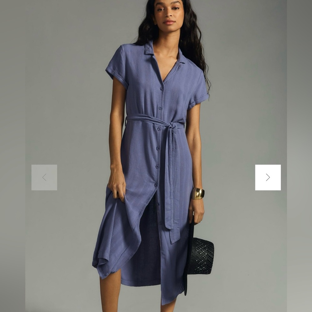 Cloth & Stone Anthropologie Linen Dress
